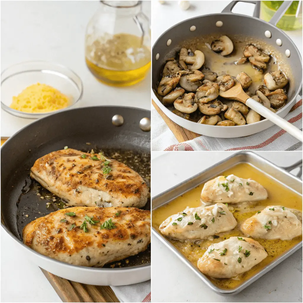 Alice Springs Chicken Guide: Master Techniques for Perfect Homemade Cooking 3 Step-by-step preparation of Alice Springs Chicken from marinating to baking.