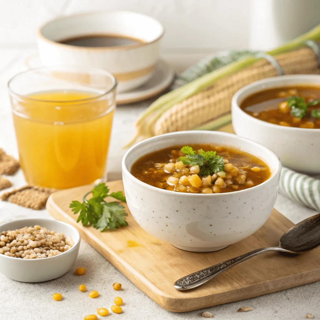 Homemade Chicken Bone Broth – Rich, Healthy & Flavorful 4 Creative ways to use homemade chicken bone broth.