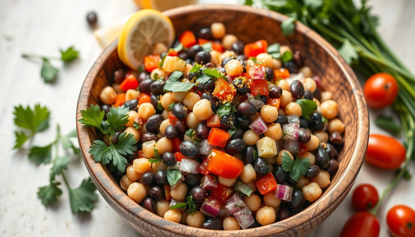 dense bean salad recipe