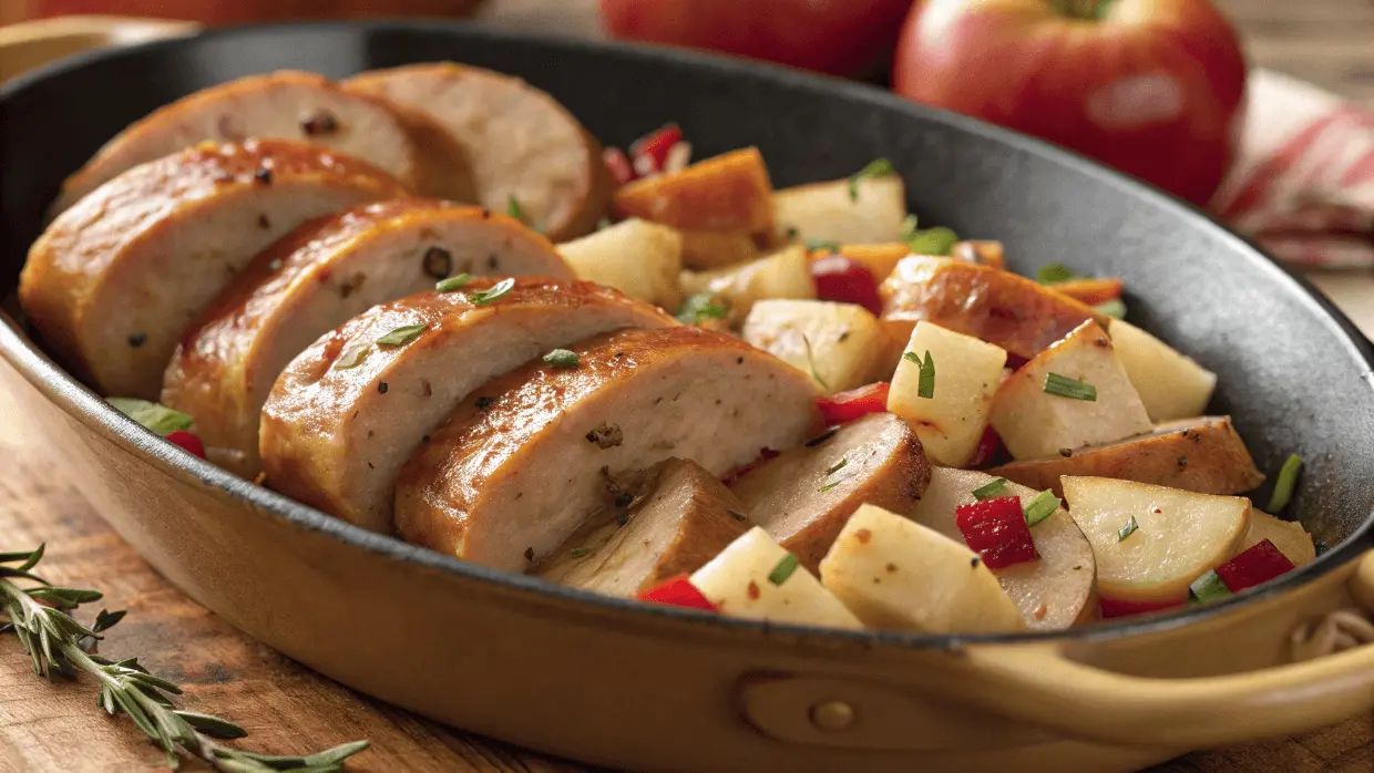 Delicious chicken apple sausage recipe