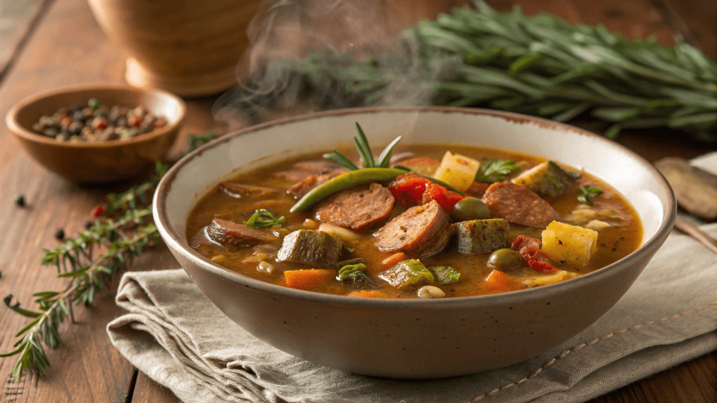 Swamp Soup Recipe: A Flavorful Southern Favorite 1 give me realistic high quality image of homemade s - Swamp Soup Recipe: A Flavorful Southern Favorite