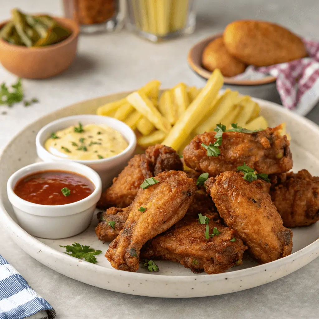Mastering Frozen Chicken Wings in the Air Fryer: Tips & Benefits 5 Serving air-fried chicken wings