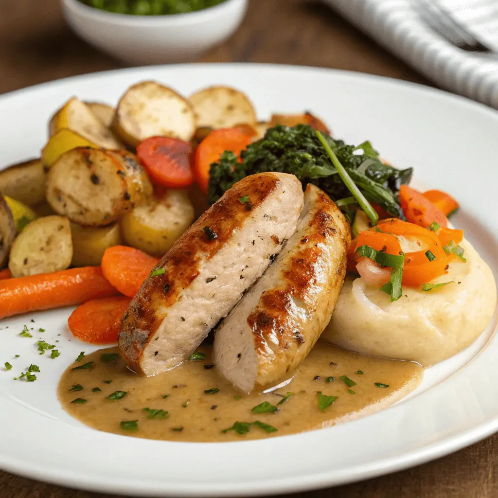 Discover Delicious Chicken Apple Sausage Recipes for Every Occasion 7 Serving chicken apple sausage.