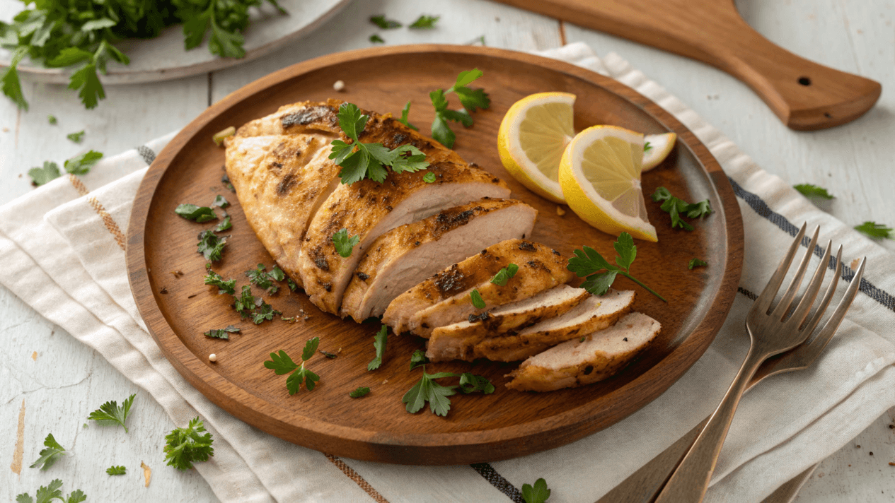 the best way to cook thin sliced chicken breast