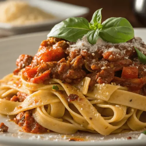 Delicious bolognese sauce recipe