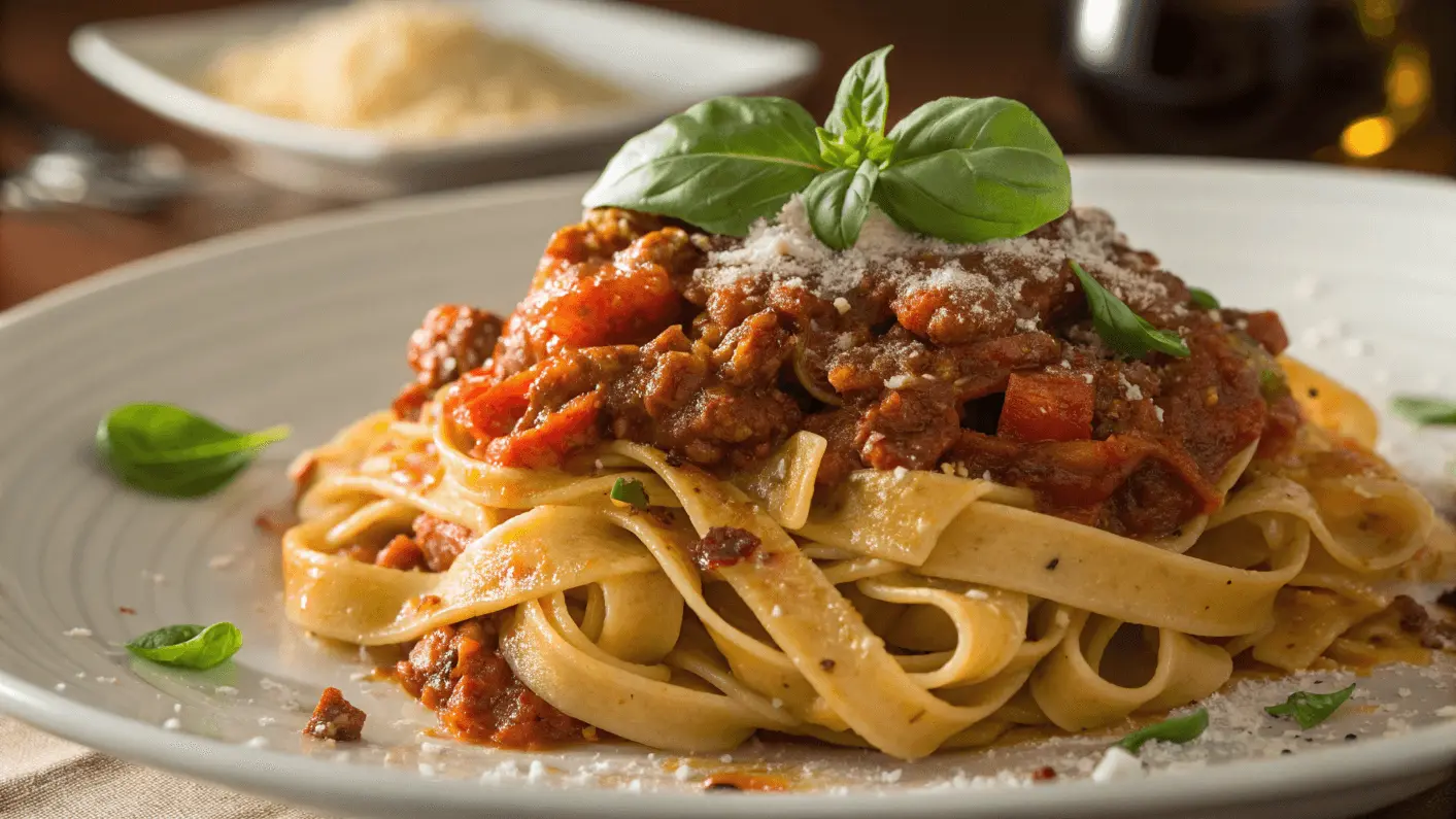 Delicious bolognese sauce recipe