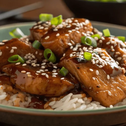 Delicious teriyaki chicken recipe.