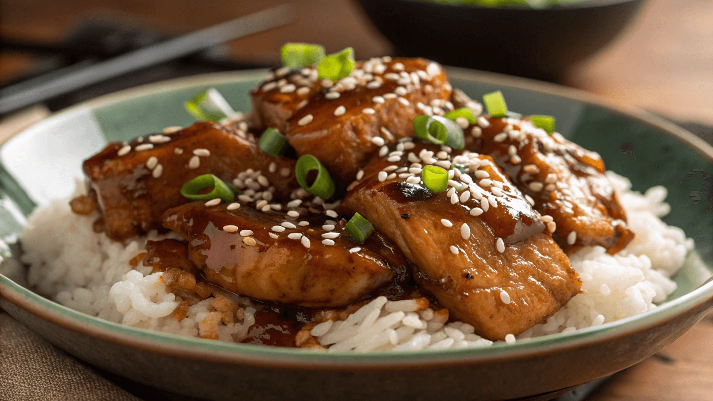 Delicious teriyaki chicken recipe.