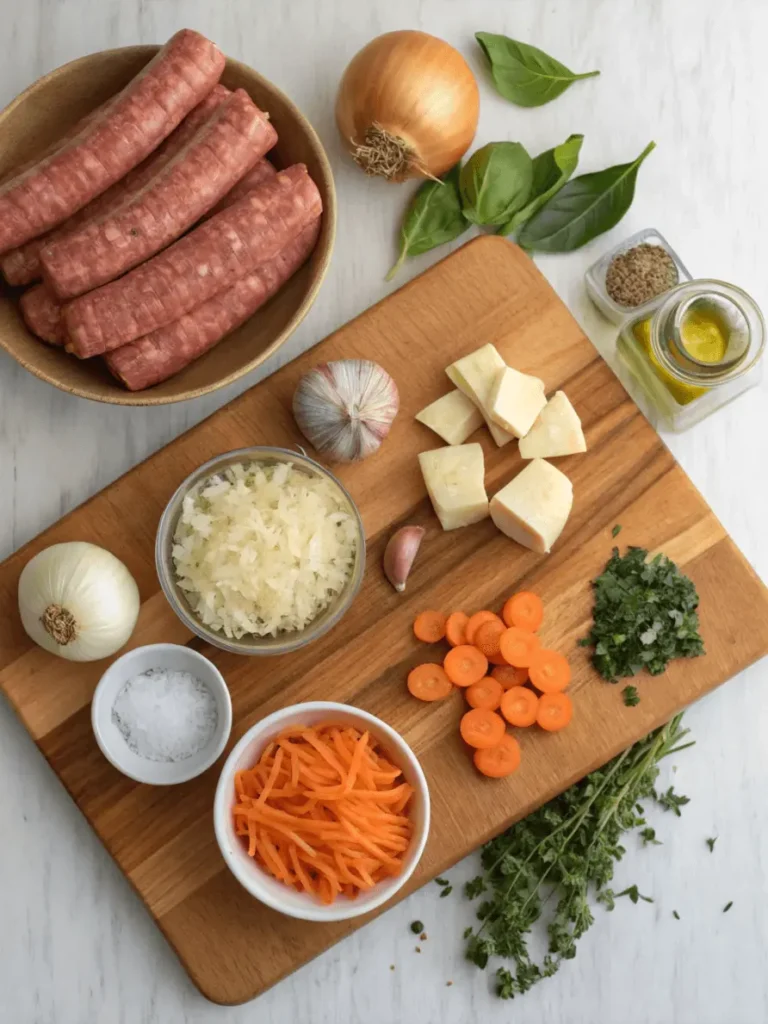 10-Minute Prep! Creamy Parmesan Italian Sausage Soup Recipe 3 Key ingredients for Creamy Parmesan Italian Sausage Soup Recipe.