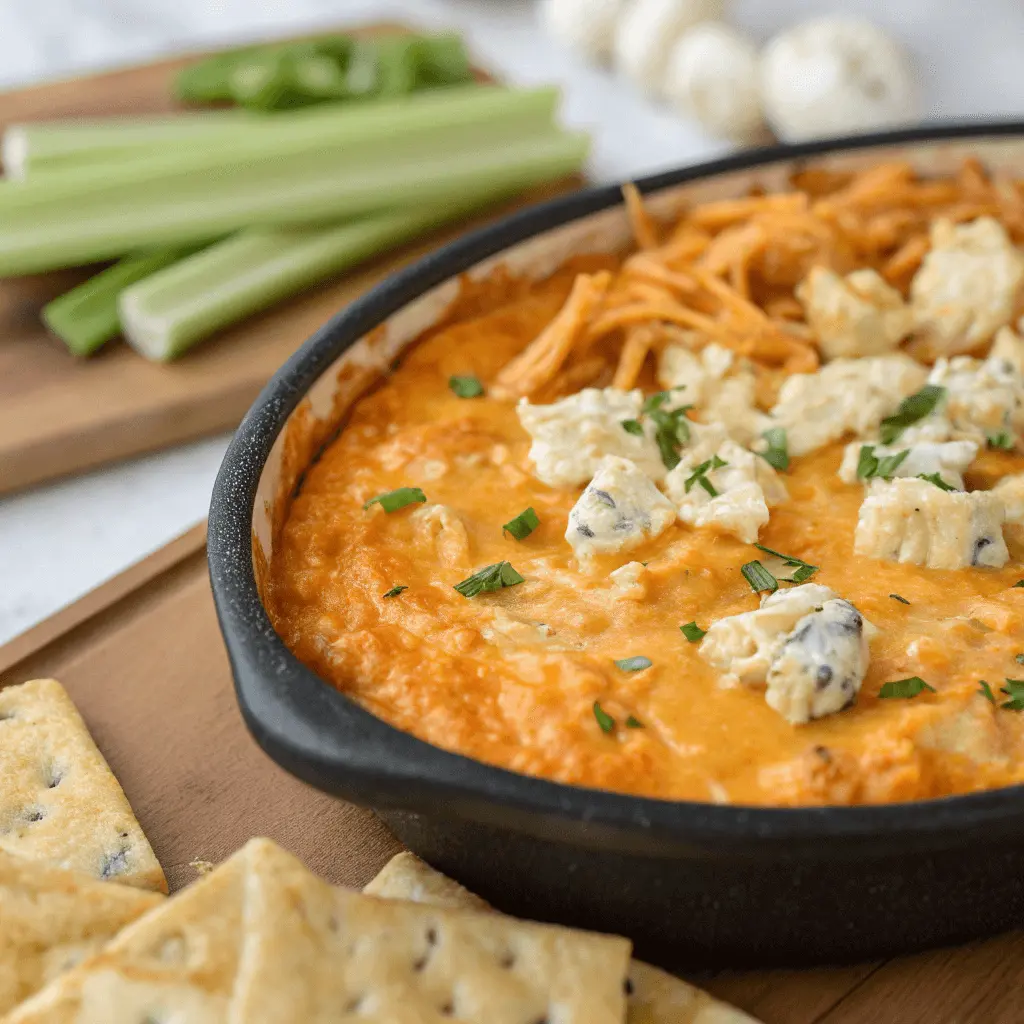 Buffalo Chicken Dip with Blue Cheese – Easy & Flavor-Packed 3 Buffalo chicken dip with blue cheese
