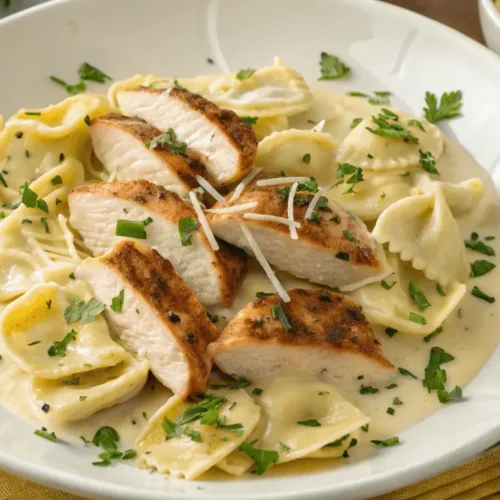 Asiago Tortelloni Alfredo with Grilled Chicken – The Best Creamy Pasta Dinner 7 Delicious Asiago Tortelloni Alfredo with Grilled Chicken