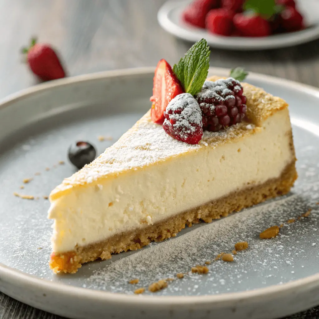 Delicious mascarpone cheesecake recipe.