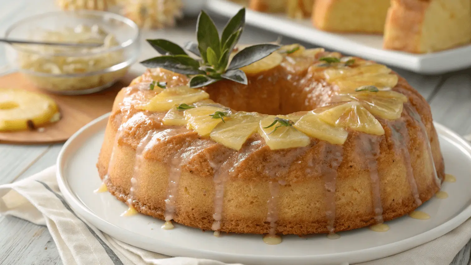 Delicious pineapple pound cake recipe