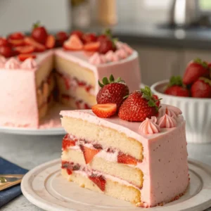The Ultimate Strawberry Cake with Strawberry Filling: A Classic You'll Love 2 Delicious strawberry cake with strawberry filling recipe