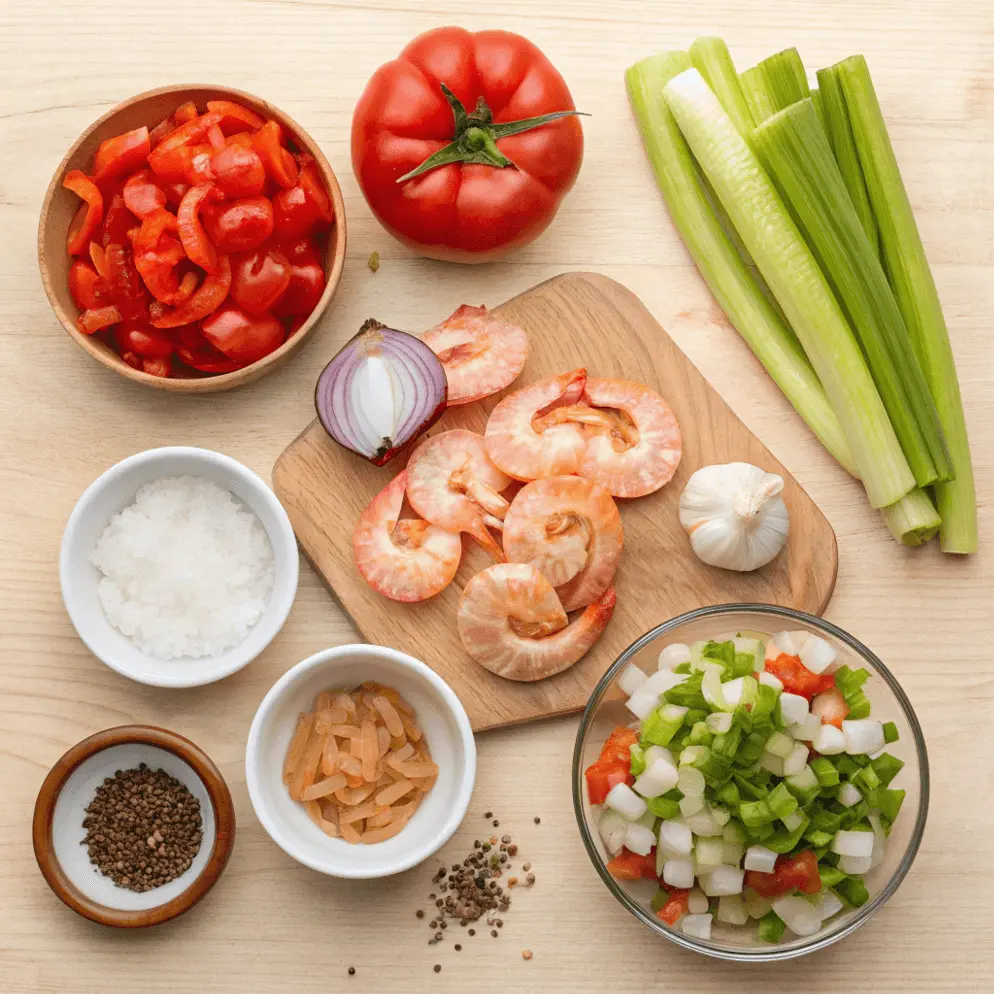 Louisiana Shrimp Creole Recipe – Easy Spicy Southern Classic 2 Ingredients for Louisiana Shrimp Creole Recipe