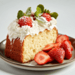 Pound Cake with Strawberries and Whipped Cream – A Southern Favorite Reimagined 6 Pound cake with strawberries and whipped cream