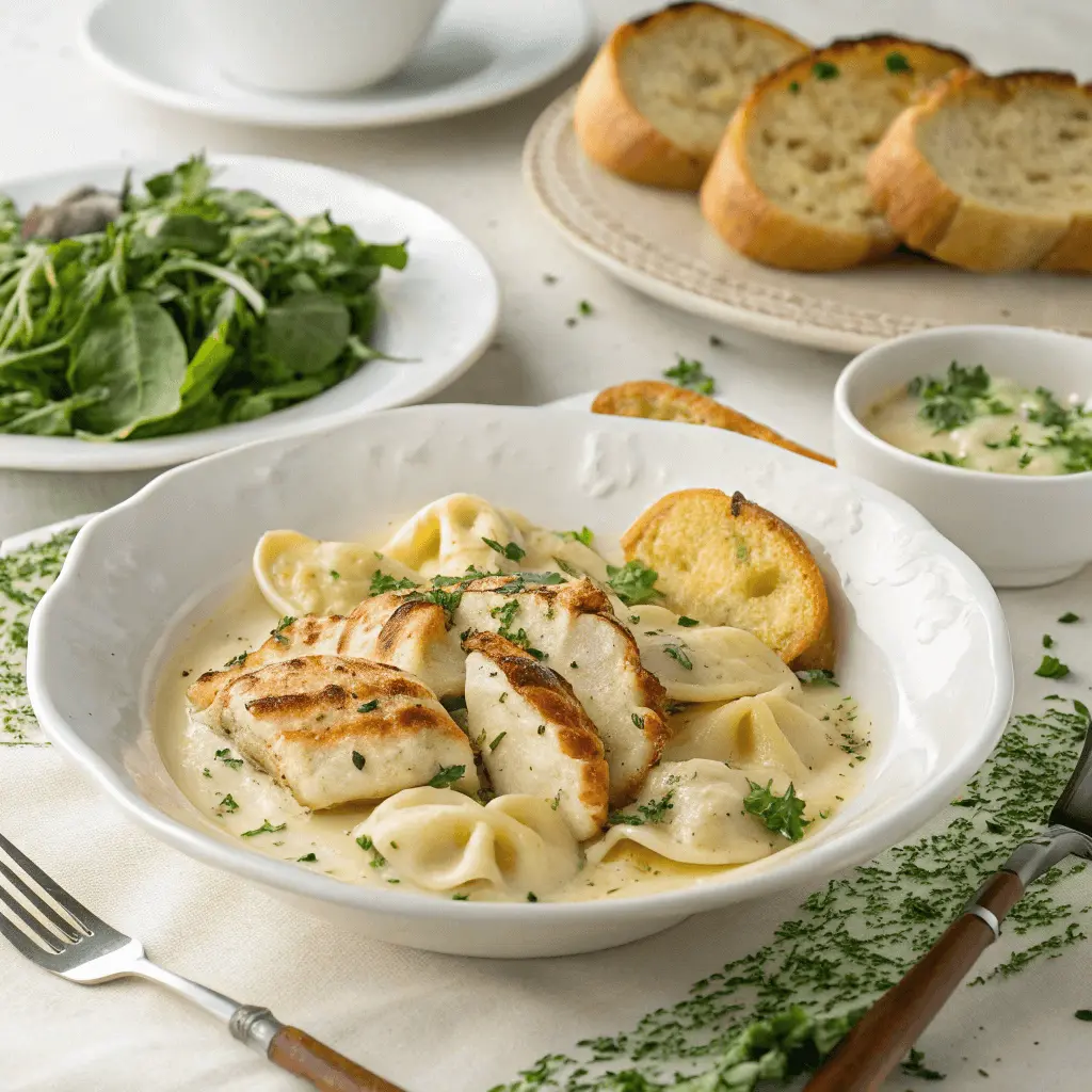 Asiago Tortelloni Alfredo with Grilled Chicken – The Best Creamy Pasta Dinner 6 Serving suggestions for Asiago Tortelloni Alfredo