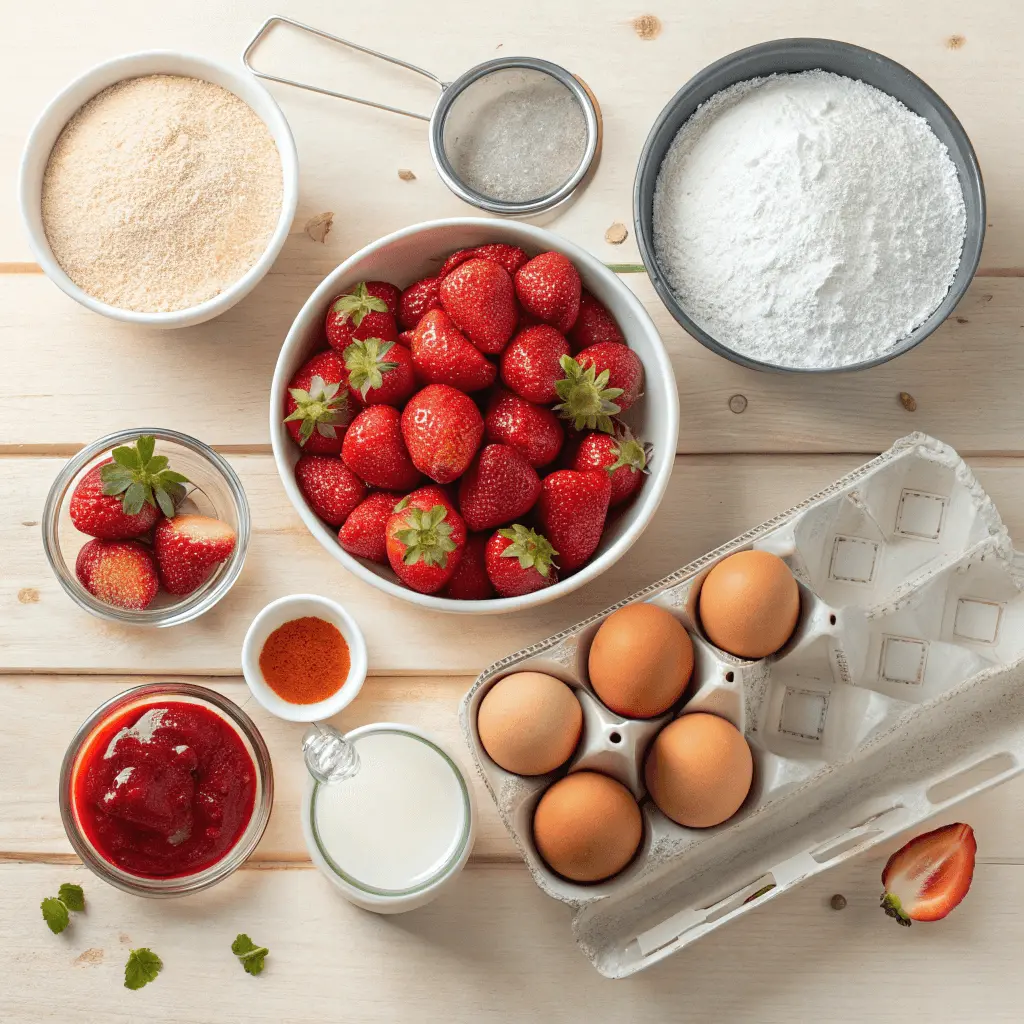 The Ultimate Strawberry Cake with Strawberry Filling: A Classic You'll Love 4 Ingredients for strawberry cake with strawberry filling