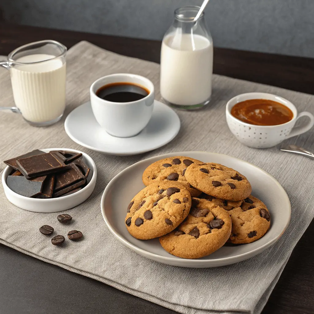 Two Chocolate Chip Cookies – Gooey & Ready in 15 Mins 5 Pairing two chocolate chip cookies