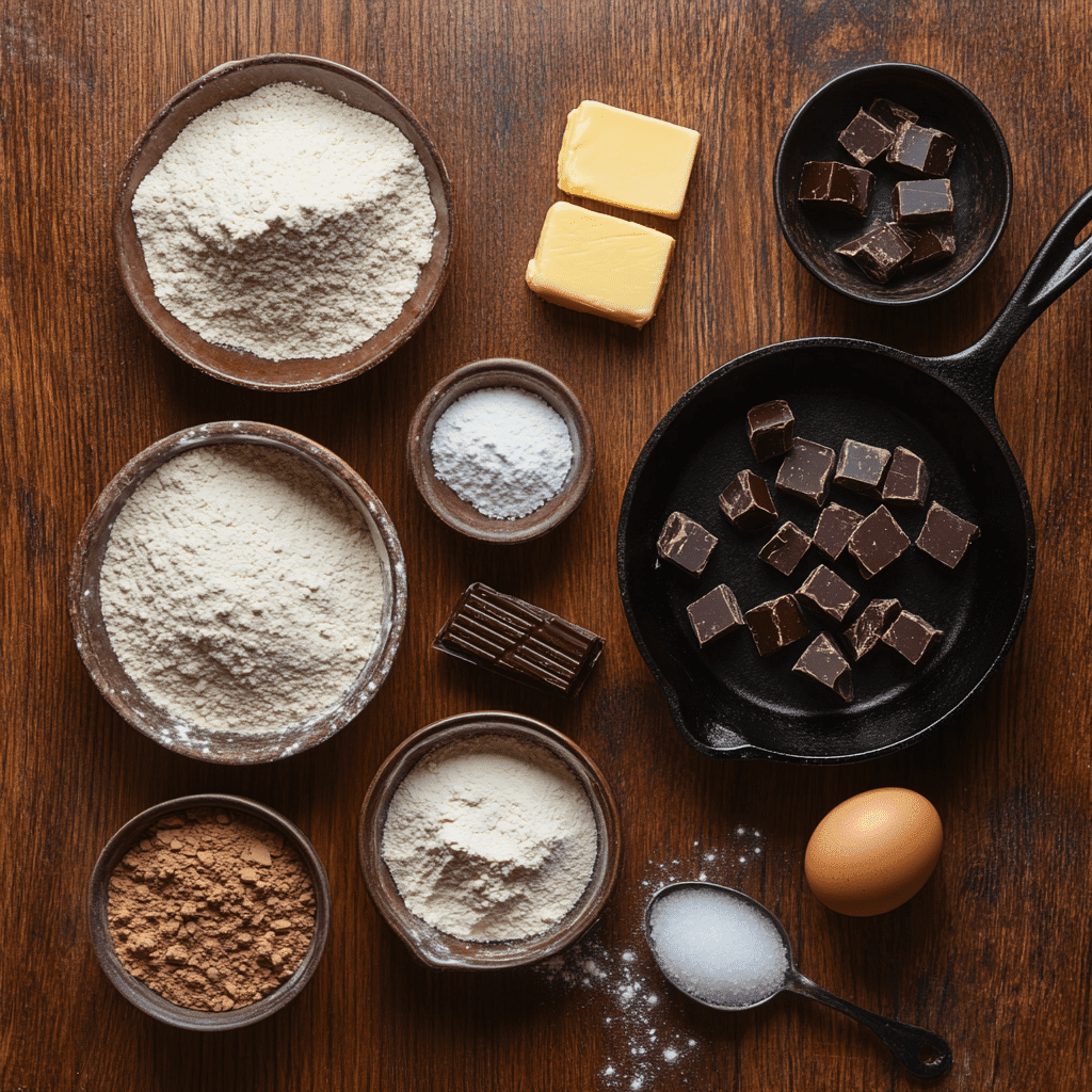 Cookie in a Frying Pan – Easy Skillet Recipe Anyone Can Make 7 cookie dough ingredients for frying pan