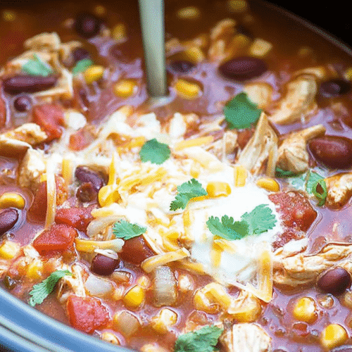 Easy Slow Cooker Chicken Taco Soup (No Chopping!) 2 mohamedb 47441 simple Slow Cooker Chicken Taco Soup taken with 6fb0a449 25de 42d6 881f 0d4143c7f993 - Easy Slow Cooker Chicken Taco Soup (No Chopping!)
