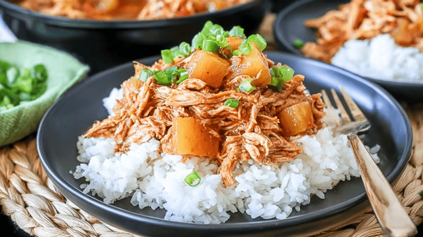 mohamedb 47441 simple Slow Cooker pineapple chicken taken with 06a145a1 dc62 4d59 948c fd2cbb9dcdd7 - Easy Slow Cooker Pineapple Chicken Recipe