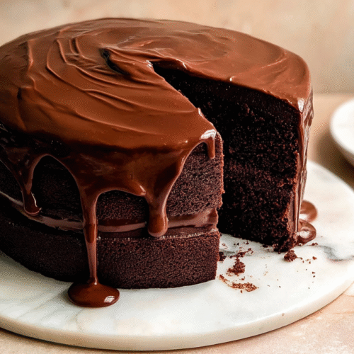 Decadent Chocolate Ganache Cake Recipe 2 mohamedb 47441 simple chocolate ganache cake taken with an old ec29ee5e a20d 4678 99f6 d594455503af - Decadent Chocolate Ganache Cake Recipe