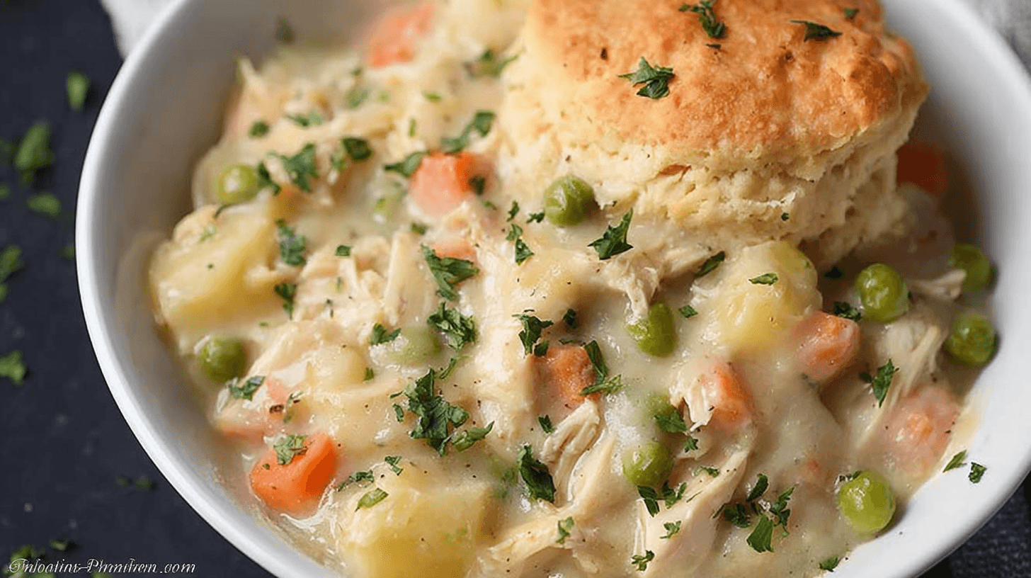 mohamedb 47441 simple crockpot chicken pot pie taken with an ol 5f0d4491 d730 4e40 a9b6 508721b3e2dd - Easy Crockpot Chicken Pot Pie Recipe
