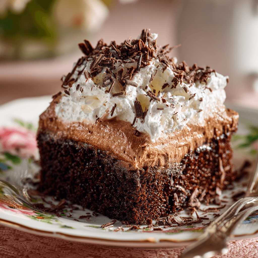 Decadent Chocolate Tres Leches Cake 1 u7568358879 Moist chocolate tres leches cake slice on a vinta 743c9a9f 495e 4290 8009 bbf53b8420ab 2 - Decadent Chocolate Tres Leches Cake